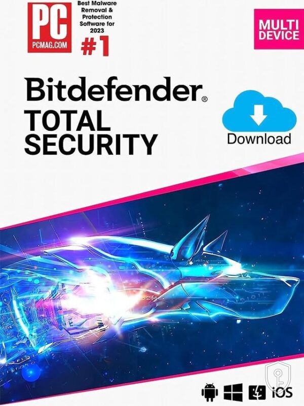 Bitdefender Total Security 2025 EU – Key (1 year / 5 devices) — licence originale à acheter en Suisse - CHKEY