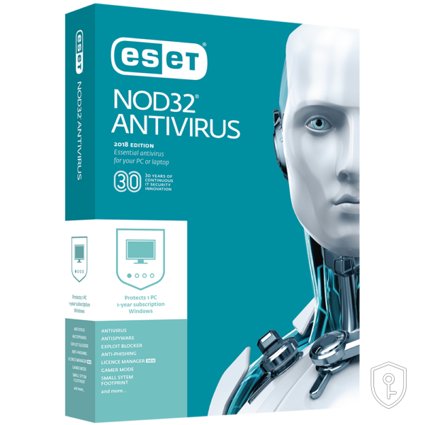 ESET NOD32 Antivirus – 180 Tage / 1 PC – weltweiter Schlüssel — licence originale à acheter en Suisse - CHKEY