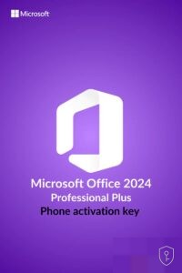 Microsoft Office 2024 Professionnel Plus LTSC – Clé à activation téléphonique (1 PC)