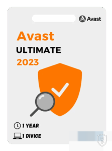Avast Ultimate 2023 – 1 an / 1 appareil (antivirus + VPN + Cleanup + AntiTrack)