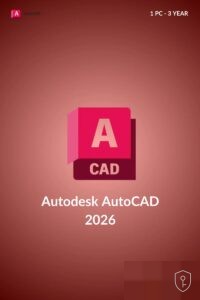 Autodesk AutoCAD 2026 – 1-year subscription (1 seat)