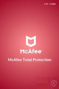 McAfee Total Protection – 4 ans / 1 appareil