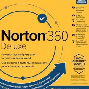 Norton 360 Deluxe EU Key (1 Year / 5 Devices) + 50 GB Cloud Storage