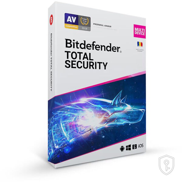 Bitdefender Total Security 2025 – Key (1 Jahr / 5 Geräte) — licence originale à acheter en Suisse - CHKEY