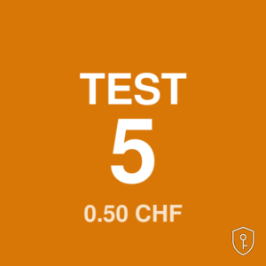 TEST paiement Live #5 (0.50 CHF) — licence originale à acheter en Suisse - CHKEY