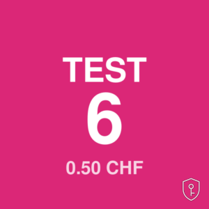 TEST paiement Live #6 (0.50 CHF) — licence originale à acheter en Suisse - CHKEY
